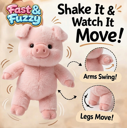 The running Piggy pink - 45 cm